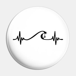 SURFING Heartbeat Pin