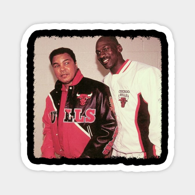 Muhammad Ali & Michael Jordan - Vintage Magnet by GoodMan999