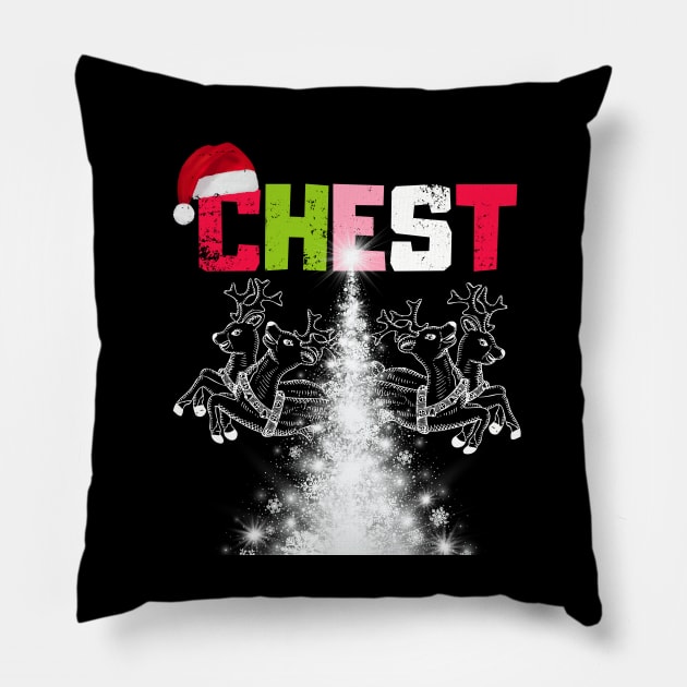 Chest Nuts Christmas Shirt Funny Matching Couple Chestnuts Pillow by click2print