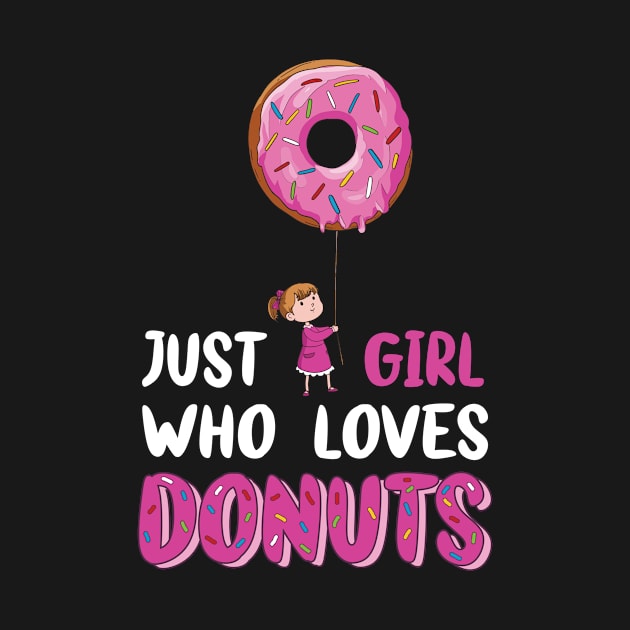 Just a girl who loves donuts - Girl with a donut balloon by Cedinho