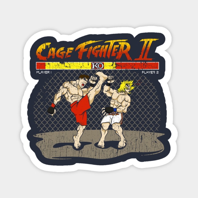 Cage Fighter II Magnet by RoundFive