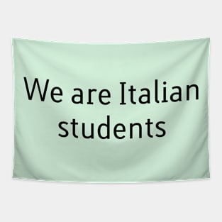 We are Italian students Tapestry