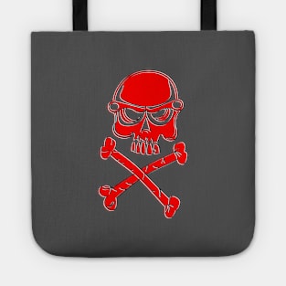 No Passage Skull Crossbones Danger Warning Hazard Bones Risk Tote