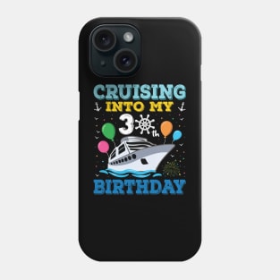 Cruising Into My 30th Birthday Party Shirt Cruise Squad 30 Birthday Phone Case