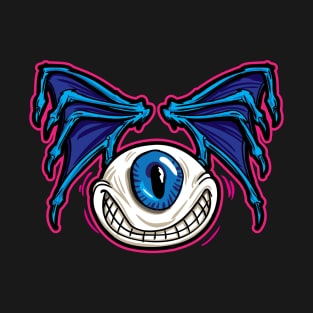 Flying Eyeball with Bat Wings T-Shirt