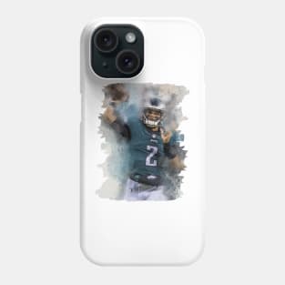 JALEN HURTS IN WATERCOLOR PAINTING-3 Phone Case