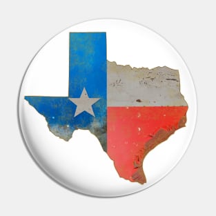 Texas Map / Flag Pin