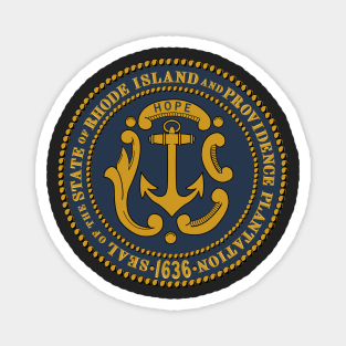 Seal of Rhode Island Magnet