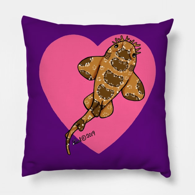 Wobbegong Love Pillow by HonuHoney