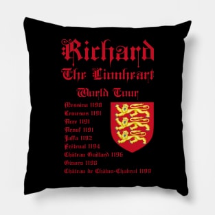 Richard The Lionheart World Tour Pillow