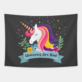 unicorns are  real Tapestry