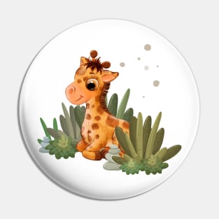 Giraffe clipart for baby clothes Pin