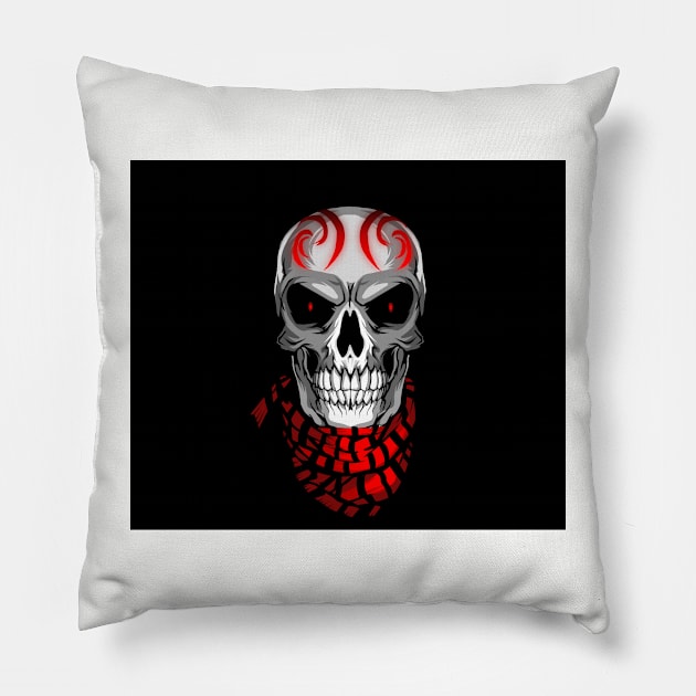 Skull Pillow by daghlashassan