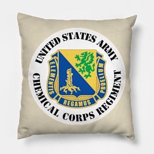 U.S. Army Chemical Corps Regiment Pillow