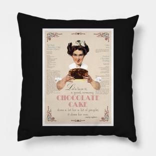 Chocolate Cake Pillow