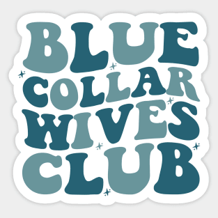 Blue Collar Stickers for Sale