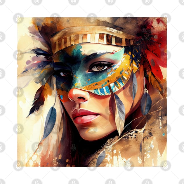Powerful Carnival Woman #1 by Chromatic Fusion Studio