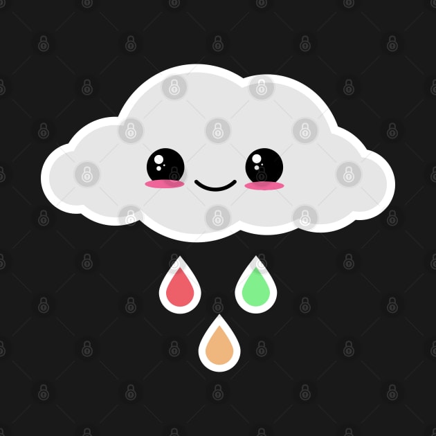 Kawaii Cloud | Rainbow Rain by Sasyall