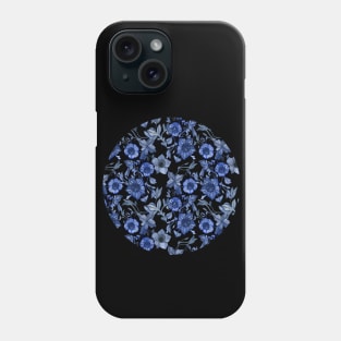 Blue flowers Phone Case