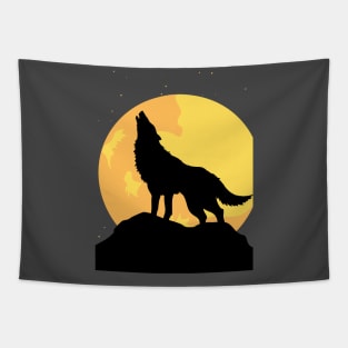 howling at the moon Tapestry