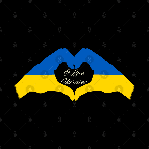 I Love Ukraine, Ukraine Strong by Global Creation