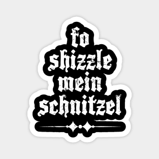 Schnitzel - Funny Oktoberfest German Food Magnet