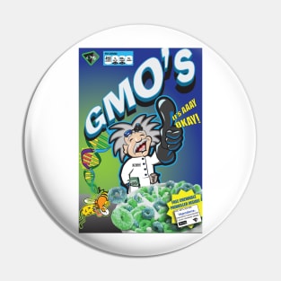 GMO'S Cereal Box Pin