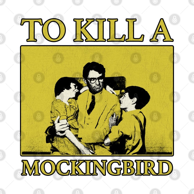 to kill a mockingbird distressed by Genetics art