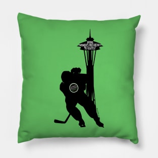 Women's Pro Hockey Seattle Space Needle Pillow