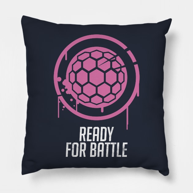 Ready for Battle Pillow by RetroFreak