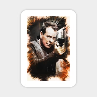 Jack Bauer Portrait Magnet