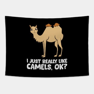 I Just Really Like Camels, Okay Funny Camel Tapestry