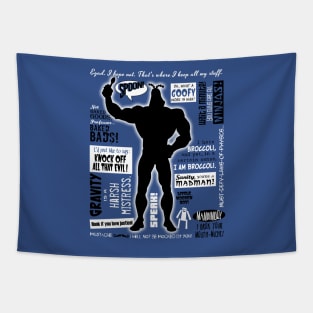 Big Blue Bug of Justice Tapestry