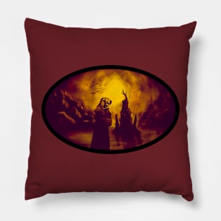 Strolling Through Purgatory - Yellow Reaper Pillow