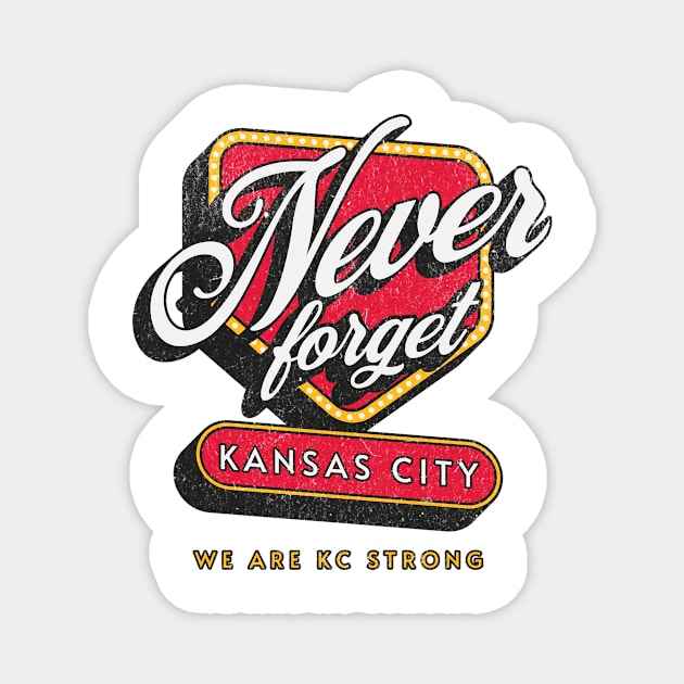 We Are KC Strong (limited edition) Magnet by Shane Allen Co.