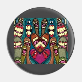 Big teeth Pin