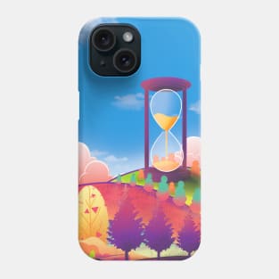 Hourglass and nature Phone Case