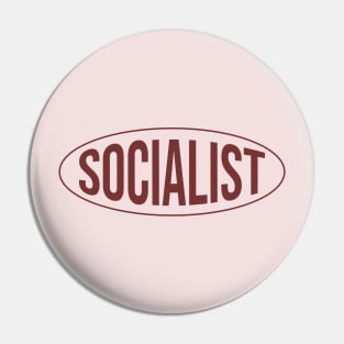 Socialist - Leftist Political Pin