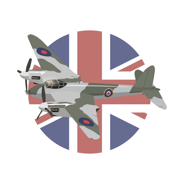 de Havilland DH.98 Mosquito British WW2 Airplane by NorseTech