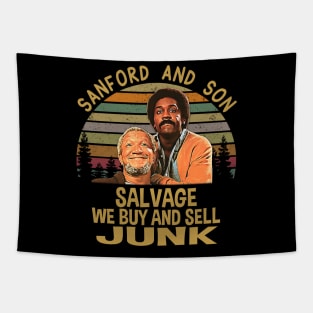 Vintage Comedy Movie Salvage We Buy Sell Junk Tapestry