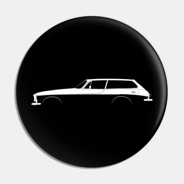 Volvo 1800ES Pin by Car-Silhouettes