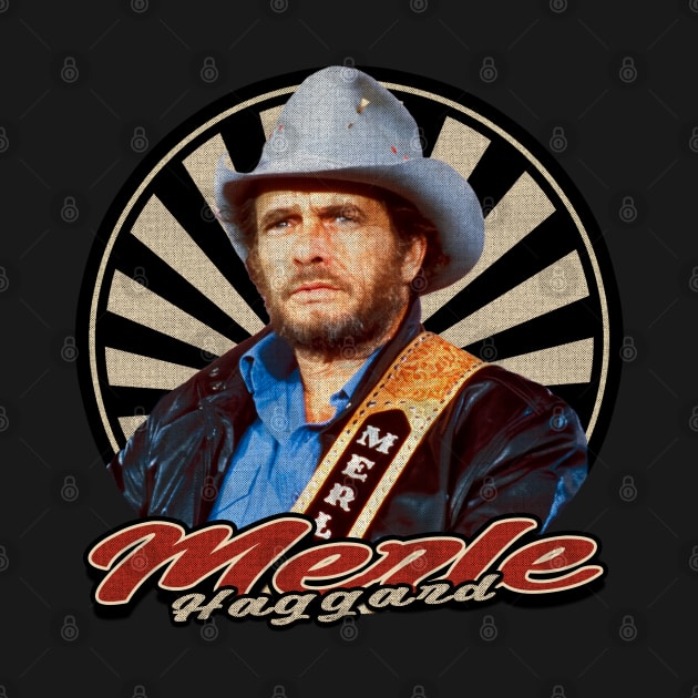 Vintage 80s Merle Haggard by Motor Ilang