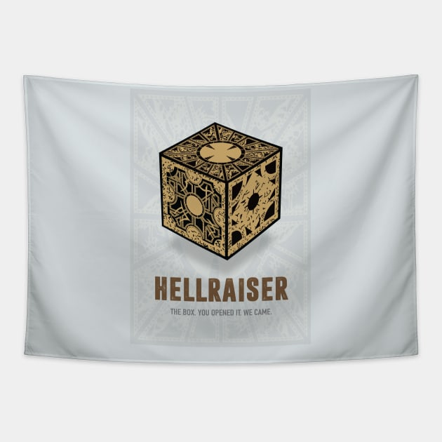 Hellraiser - Alternative Movie Poster Tapestry by MoviePosterBoy