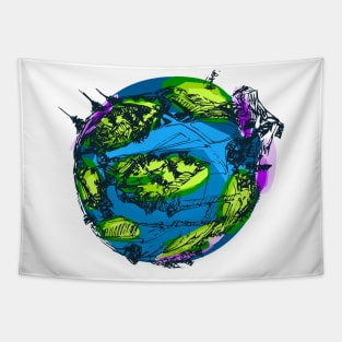 Astral Spaces Planet | Astral Travel Experience Tapestry