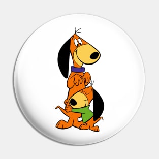 Augie Doggie And Doggie Daddy Hugs Pin