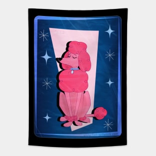 Pink Poodle Tapestry