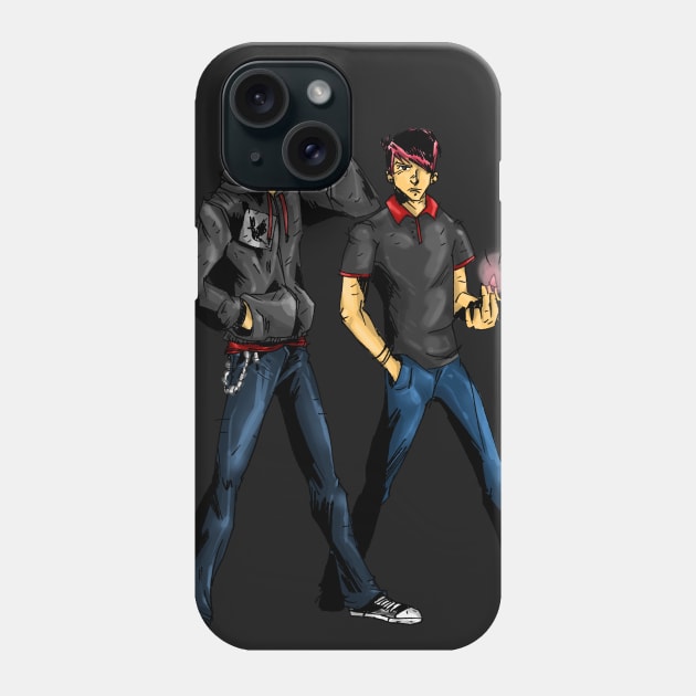 Emo boys Phone Case by BRed_BT