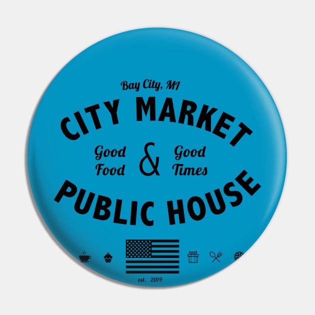 Bay City Public Market & Public House Pin by H445