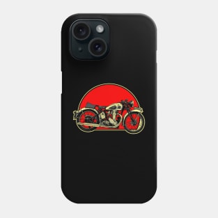 Gold Star 1938 Retro Red Circle Motorcycle Phone Case
