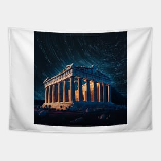 Ancient greek temple Tapestry